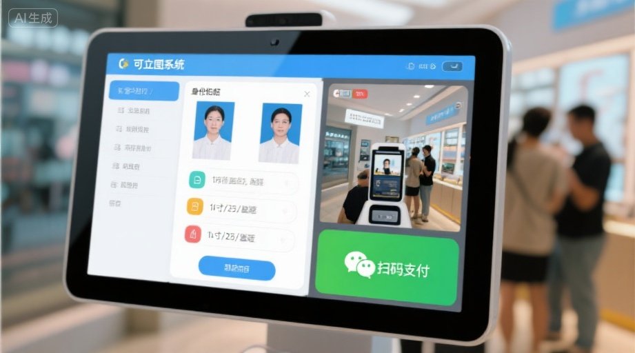 证件照自助操作界面