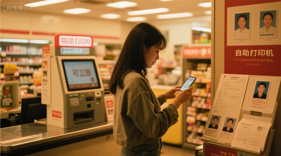 便利店自助打印场景